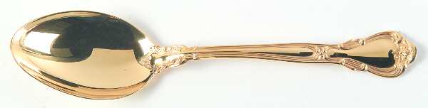 Chantilly-Gold Vermeil (Sterling, 1895) Tablespoon (Serving Spoon)