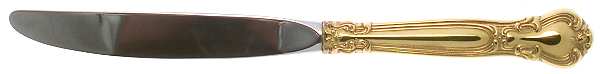 Chantilly-Gold Vermeil (Sterling, 1895) Modern Hollow Knife (Place Size)