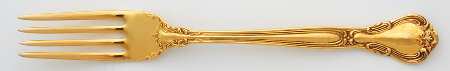 Chantilly-Gold Vermeil (Sterling, 1895) Place Size Fork
