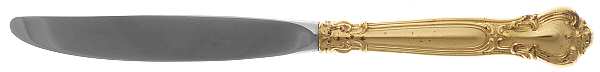 Chantilly-Gold Vermeil (Sterling, 1895) Modern Hollow Knife