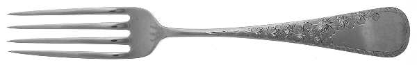Cherry Blossom-Engraved (Sterlng, 1894) Fork