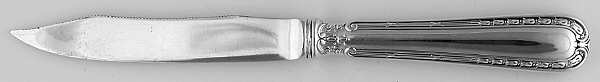 Chesterfield (Sterling, 1908) Orange Knife with Silverplate Blade