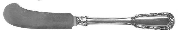 Chesterfield (Sterling, 1908) Flat Handle Butter Spreader