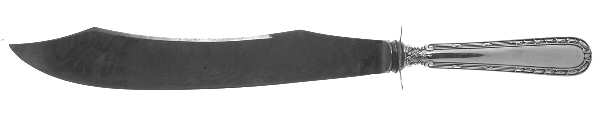 Chesterfield (Sterling, 1908) Large Stainless Blade Roast Carving Knife