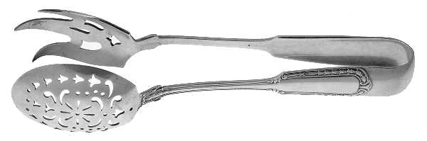Chesterfield (Sterling, 1908) Large Ice Serving Tongs