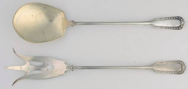 Chesterfield (Sterling, 1908) 2 Pc Large Lettuce Serving Set
