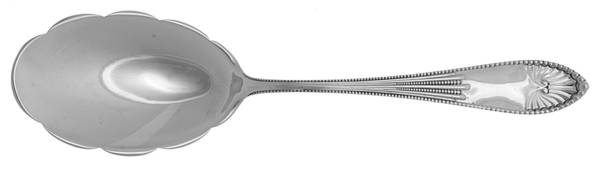 Chippendale (Sterling, 1890) Solid Salad Serving Spoon