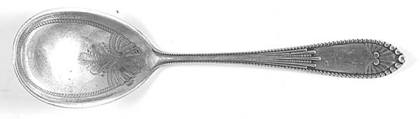 Chippendale (Sterling, 1890) Bright Cut Bowl Sugar Spoon