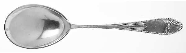 Chippendale (Sterling, 1890) Solid Pudding Spoon