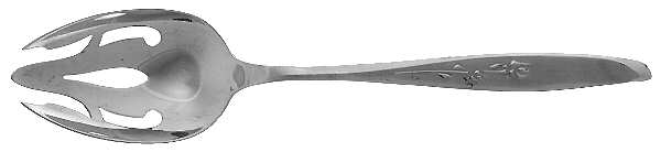 Chapel Rose (Sterling, 1963) Pierced Tablespoon (Serving Spoon)