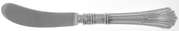Churchill (Silverplate, 1905) Hollow Handle Paddle Butter Spreader (Solid)
