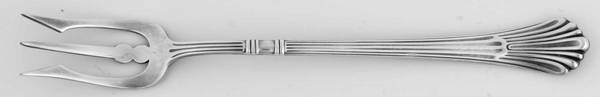 Churchill (Silverplate, 1905) Short Handle Pickle/Olive Fork