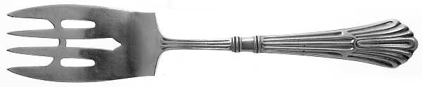 Churchill (Silverplate, 1905) Medium Solid Cold Meat Serving Fork