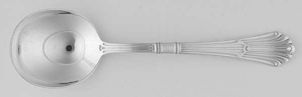 Churchill (Silverplate, 1905) Round Bowl Soup Spoon (Gumbo)