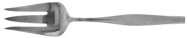 Medium Solid Cold Meat Serving Fork