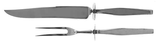 Classique (Sterling, 1961) Large 2-Piece Roast Carving Set w/Stainless Blade