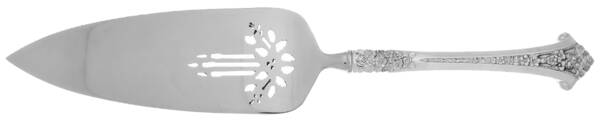 Classic Bouquet (Sterling, 1972) Pierced Holiday Pie Server Stainless Blade HC