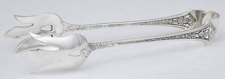 Classic Bouquet (Sterling, 1972) Solid Lettuce Tongs