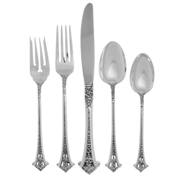 Classic Bouquet (Sterling, 1972) 40 Piece Estate Set by Gorham Silver