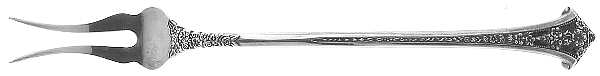 Classic Bouquet (Sterling, 1972) Short Handle Pickle/Olive Fork