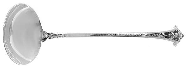 Classic Bouquet (Sterling, 1972) Solid Piece Cream Ladle