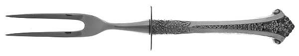 Classic Bouquet (Sterling, 1972) Small Steak Carving Fork with Stainless Prongs