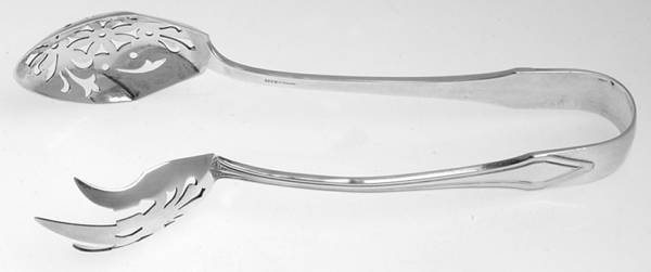 Clermont (Sterling, 1915, No Monograms) Large Ice Serving Tongs