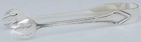 Clermont (Sterling, 1915, No Monograms) Large Sugar Tongs