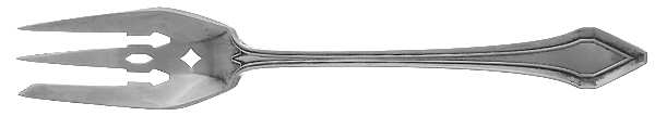 Clermont (Sterling, 1915, No Monograms) Individual Pie Fork