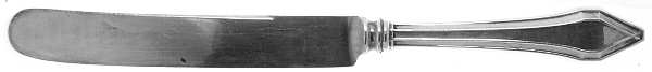 Clermont (Sterling, 1915, No Monograms) Old French Hollow Knife with Bolster