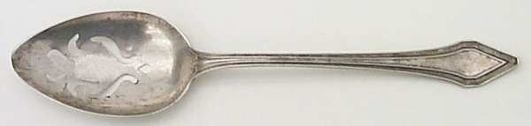 Clermont (Sterling, 1915, No Monograms) Pierced Tablespoon (Serving Spoon) CM