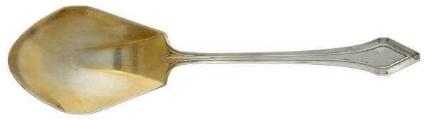 Clermont (Sterling, 1915, No Monograms) Solid Salad Serving Spoon