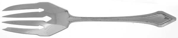 Clermont (Sterling, 1915, No Monograms) Medium Solid Cold Meat Serving Fork