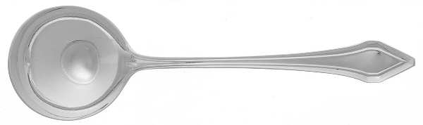 Clermont (Sterling, 1915, No Monograms) Round Bowl Soup Spoon (Bouillon)