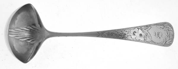 Clematis (Sterling, 1885) Solid Piece Cream Ladle