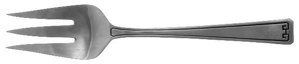 Classic Key (Stainless) Medium Solid Cold Meat Serving Fork