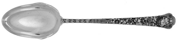 Cluny (Sterling, 1880-1883) Gravy/Dressing Spoon with Button