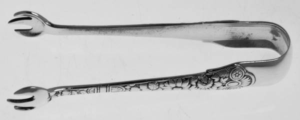 Cluny (Sterling, 1880-1883) Small Sugar Tongs