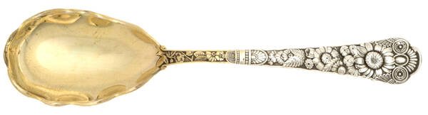 Cluny (Sterling, 1880-1883) Solid Salad Serving Spoon