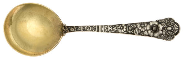 Cluny (Sterling, 1880-1883) Round Bowl Soup Spoon (Bouillon)