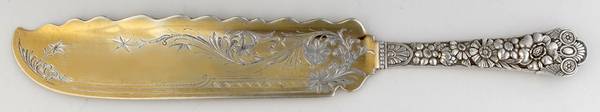 Cluny (Sterling, 1880-1883) Large Solid Ice Cream Slicer