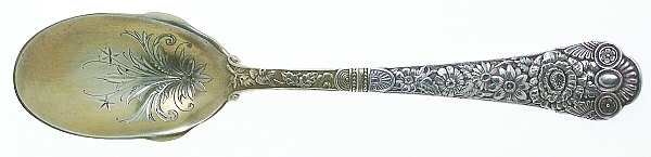 Cluny (Sterling, 1880-1883) Ice Cream Spoon Bright Cut