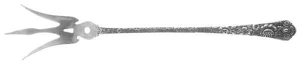 Cluny (Sterling, 1880-1883) Large Lettuce Serving Fork