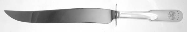 Colonial Eagle (Sterling, 1959) Large Carving/Roast Knife StnlBl w/Sterling Guard