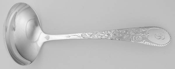 Colonial Engraved (Sterling) Solid Gravy Ladle