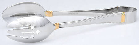 Column Gold (Stainless, Gold Accent) Salad Tongs Solid HC