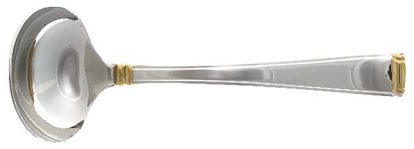 Column Gold (Stainless, Gold Accent) Solid Gravy Ladle