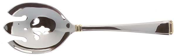 Column Gold (Stainless, Gold Accent) Solid Salad Serving Fork