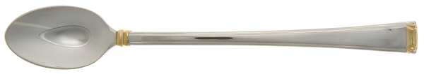Column Gold (Stainless, Gold Accent) Iced Tea Spoon by Gorham Silver