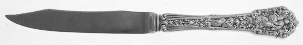 Coligni (Sterling, 1889) Orange Knife with Silverplate Blade